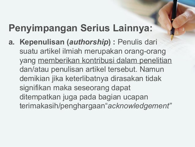 Sosialisasi pencegahan dan penanggulan plagiat