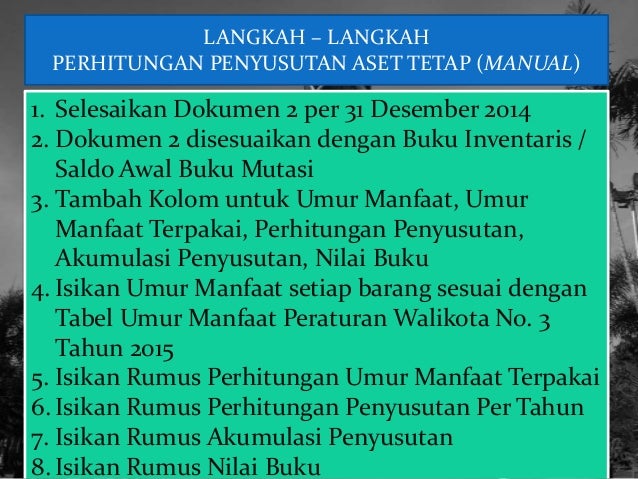 Sosialisasi Penyusutan Barang Milik Daerah