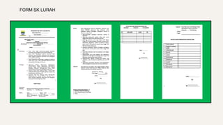 FORM SK LURAH
 