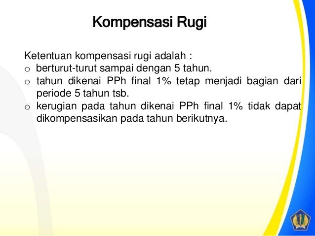 Peraturan Pemerintah Nomor 46 tahun 2013 tentang PPh atas 