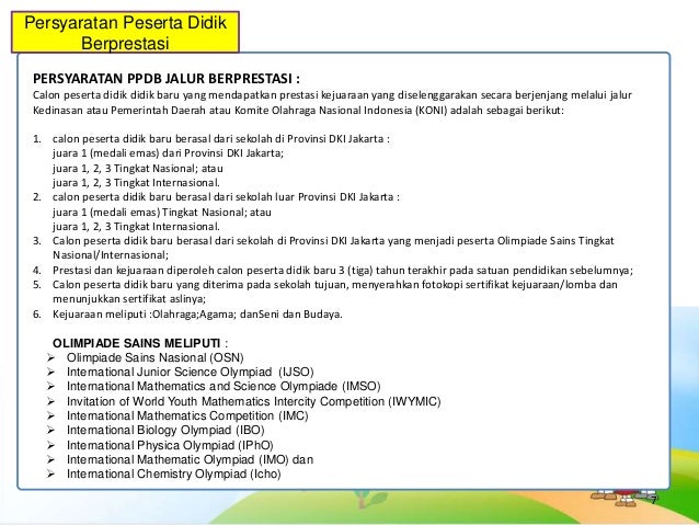 TATA CARA PENDAFTARAN PPDB 2014