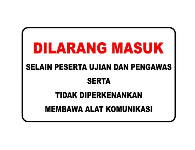 Sosialisasi Ujian Nasional SMP Tahun 2014