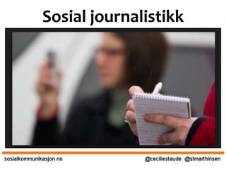 Sosial journalistikk

 