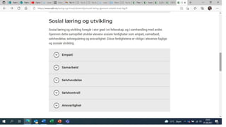 Verdier i sosial læring i videregående opplæring