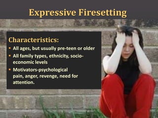 Introduction to Child & Adolescent Firesetting | PPTX