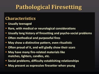 Introduction to Child & Adolescent Firesetting | PPTX
