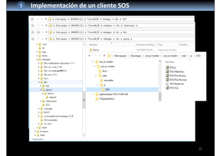 25
5 Implementación de un cliente SOS
 