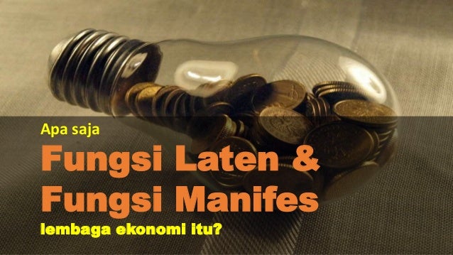 Sosiologi => Lembaga Ekonomi