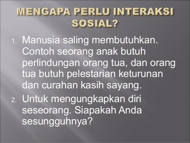 Sosiologi. interaksi sosial