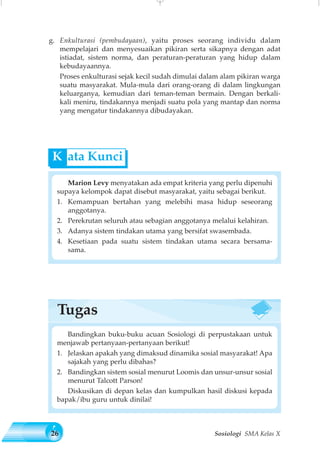 Seorang sosiolog membuat pembaruan teori berdasarkan teori lama yang sudah ada disebut dengan sifat