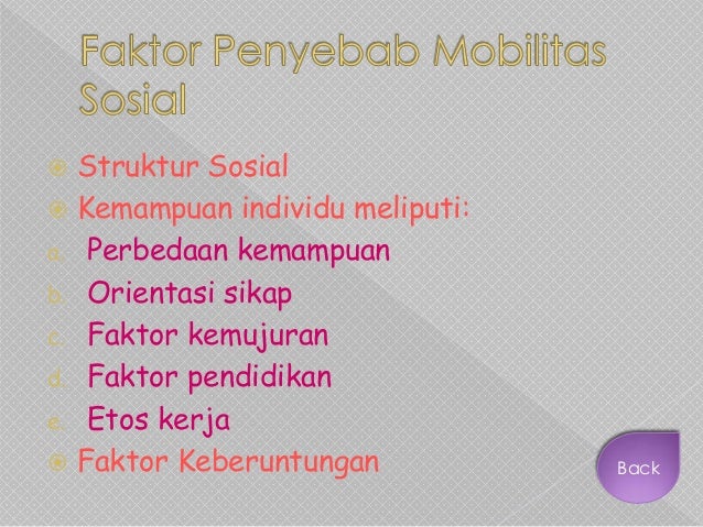 Sosiologi Mobilitas Sosial