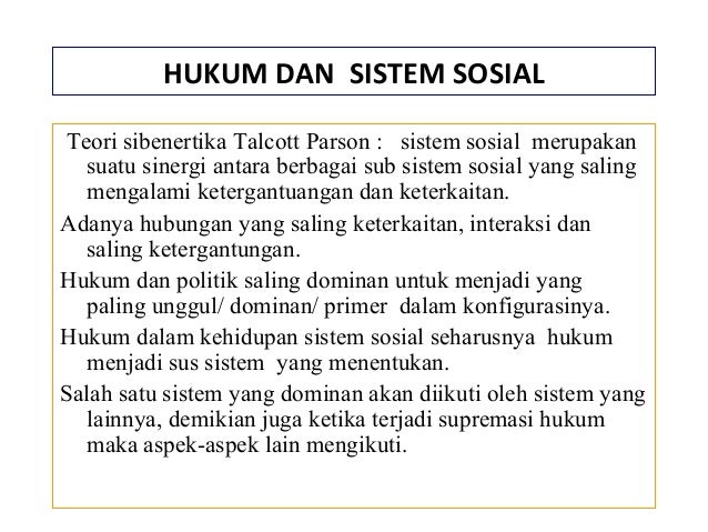 Sosiologi hukum s-1