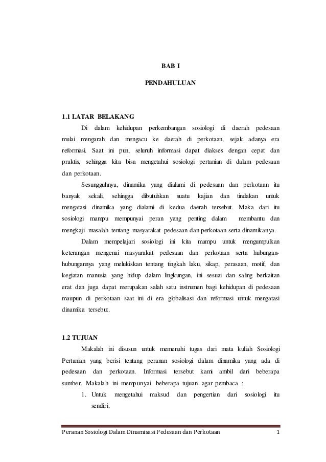 Sosiologi Pertanian