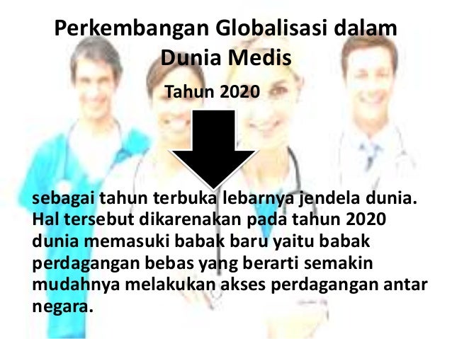 Sosiologi Globalisasi dan penguatan dunia kesehatan by 