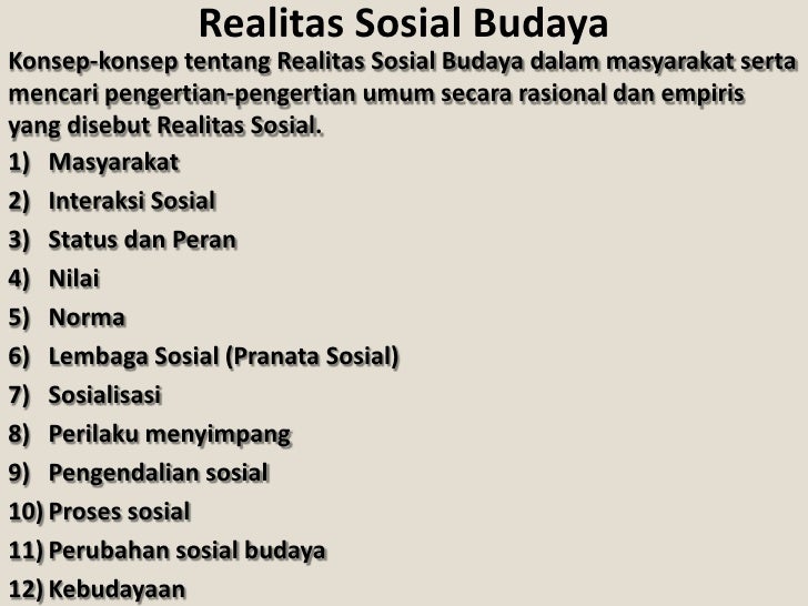 Sosiologi Sebagai Ilmu