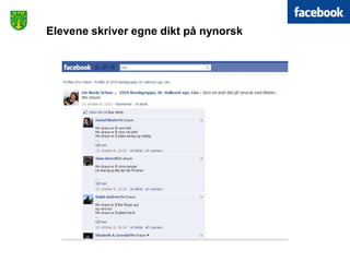 Elevene skriver egne dikt på nynorsk
 