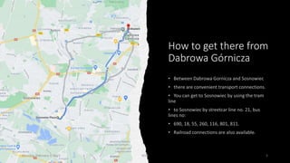 How to get there from
Dabrowa Górnicza
Monday, February 1, 2021 WSB 5
 