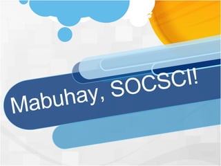 Mabuhay, SOCSCI! 