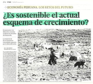 Sostenibilidad del crecimiento peruano
