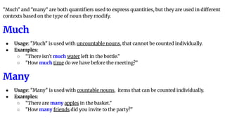 So Many So Many Mastering the Use of So, Such, Too, and Enough in English Grammar | PDF
