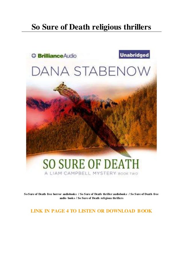 Download So Sure Of Death Dana Stabenow Free Books