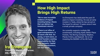 DC and Brussels: Billions to Invest
“We are the most risk
tolerant agency at the DoE.”
“We work with startups on a
quarter...