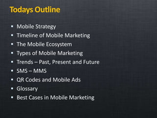 Mobile Ecosystem - Marketing and Advertisement Past, Present, Future 