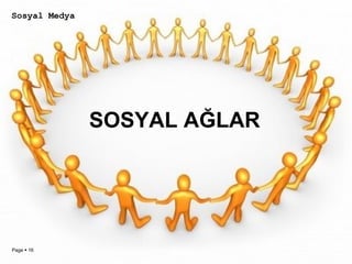 Sosyal Medya SOSYAL AĞLAR 