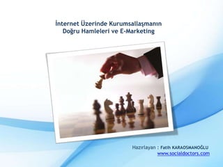   İçerik anlamında yaptığınız işi kısa ve açıklayıcı       şekilde anlatmalıdır.