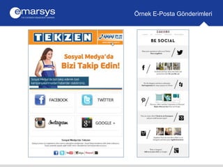 Örnek E-Posta Gönderimleri 
 