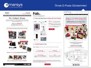 Örnek E-Posta Gönderimleri 
 