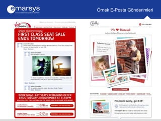Örnek E-Posta Gönderimleri 
 