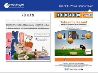 Örnek E-Posta Gönderimleri 
 