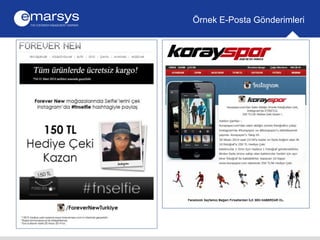 Örnek E-Posta Gönderimleri 
 