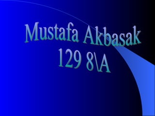 Mustafa Akbasak 129 8 