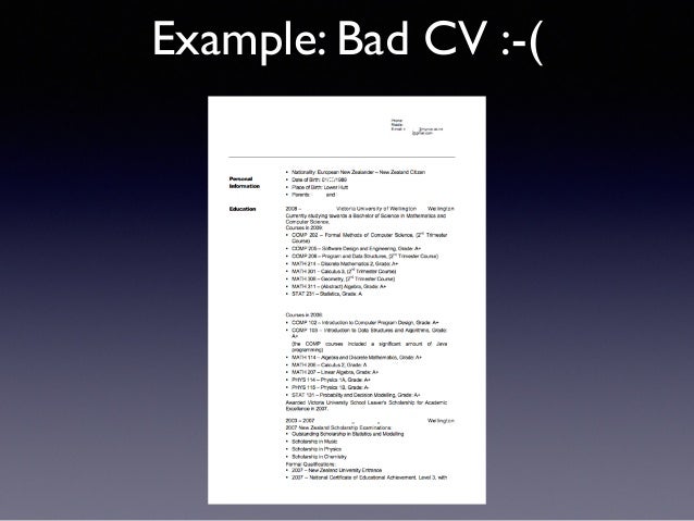 Bad Resume Examples Pdf Bad Resume Examples Pdf
