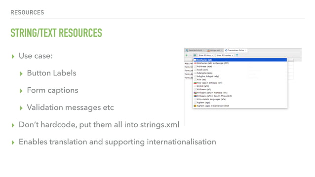 Android 102 - Flow, Layouts and other things | PPT