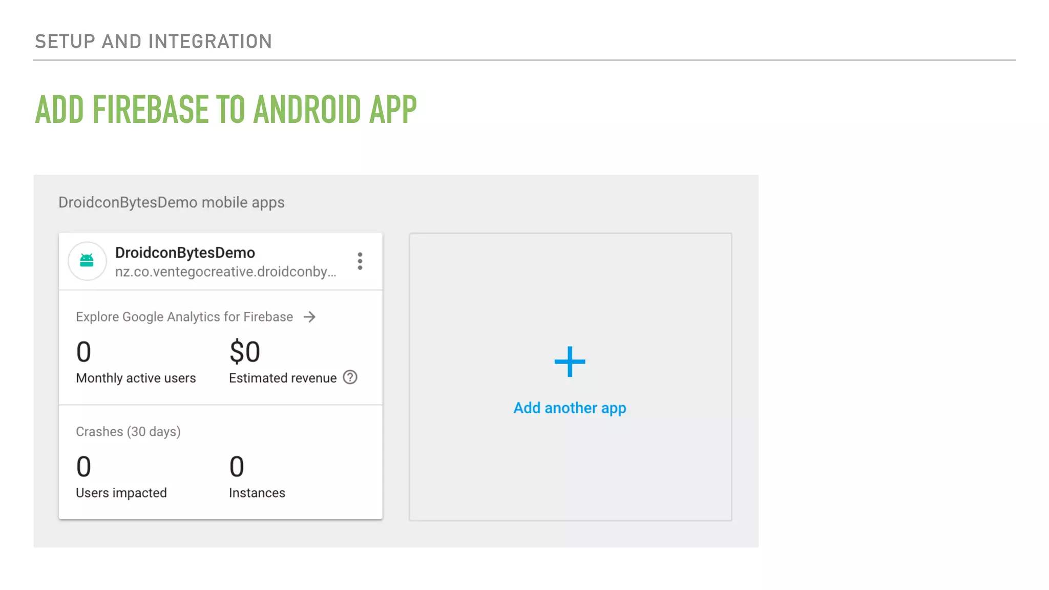 SETUP AND INTEGRATION ADD FIREBASE TO ANDROID APP 