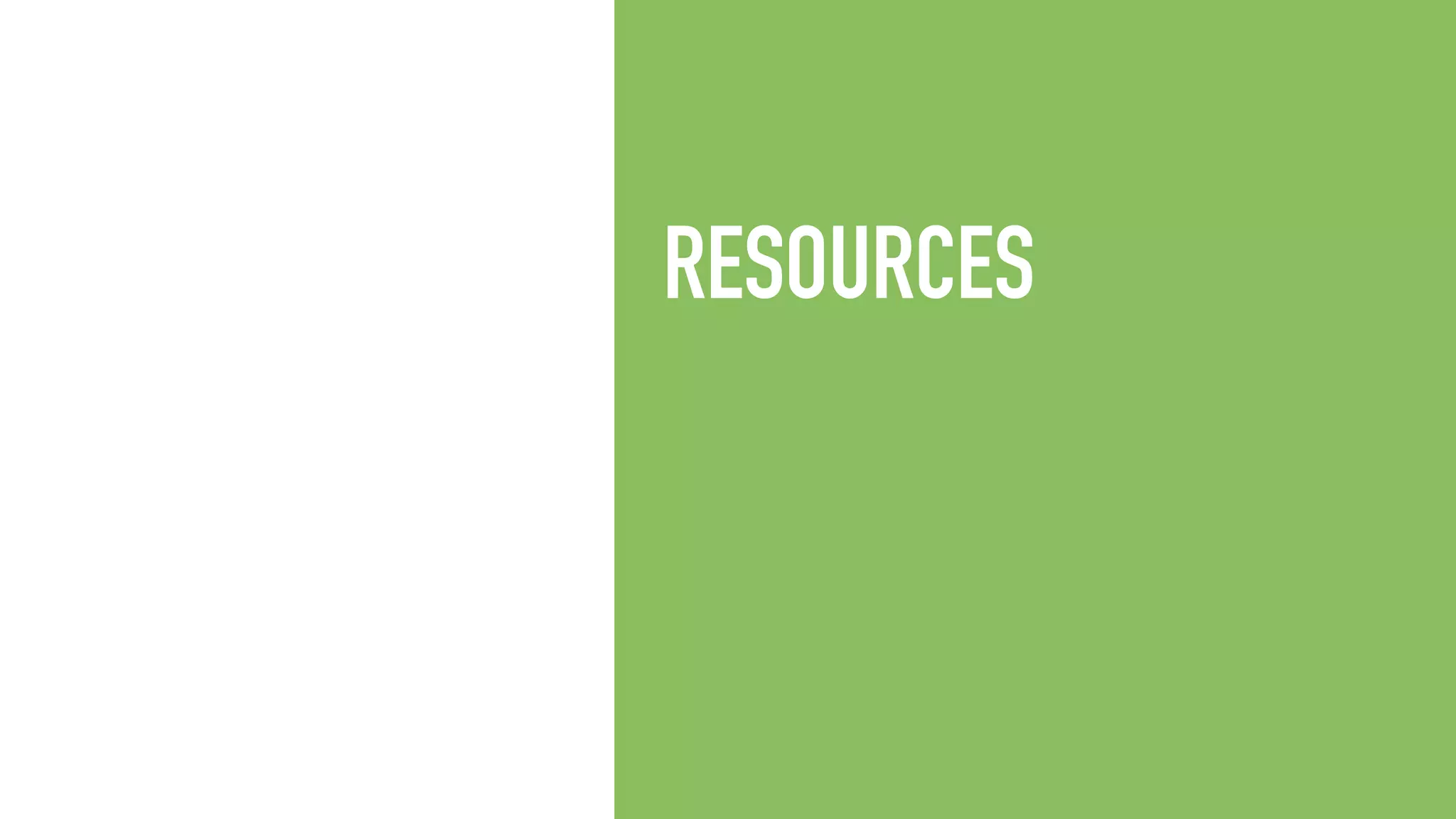 RESOURCES 