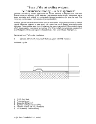 PVC Membrane Roofing Technology 250708 (3) | PDF