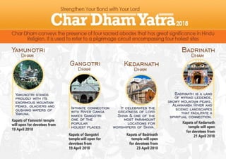 Char Dham Yatra 2018
