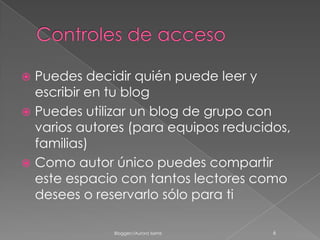 Bloguero/BloggerEs alguien que escribe en una bitácora en línea