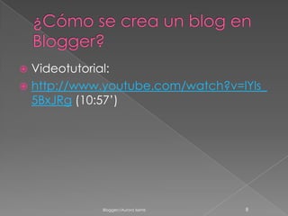 ¿Qué es un BLOG?Es un diario personal