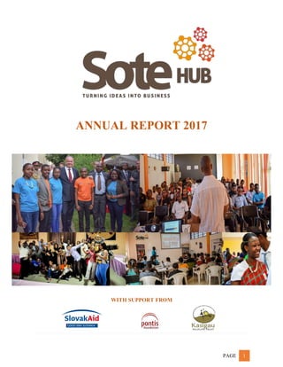 PAGE 1
ANNUAL REPORT 2017
WITH SUPPORT FROM
 