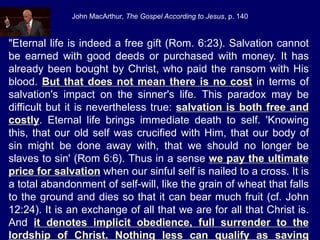 Salvation Ransom Soteriology; The Doctrine of Salvation: Session-2 | PPT