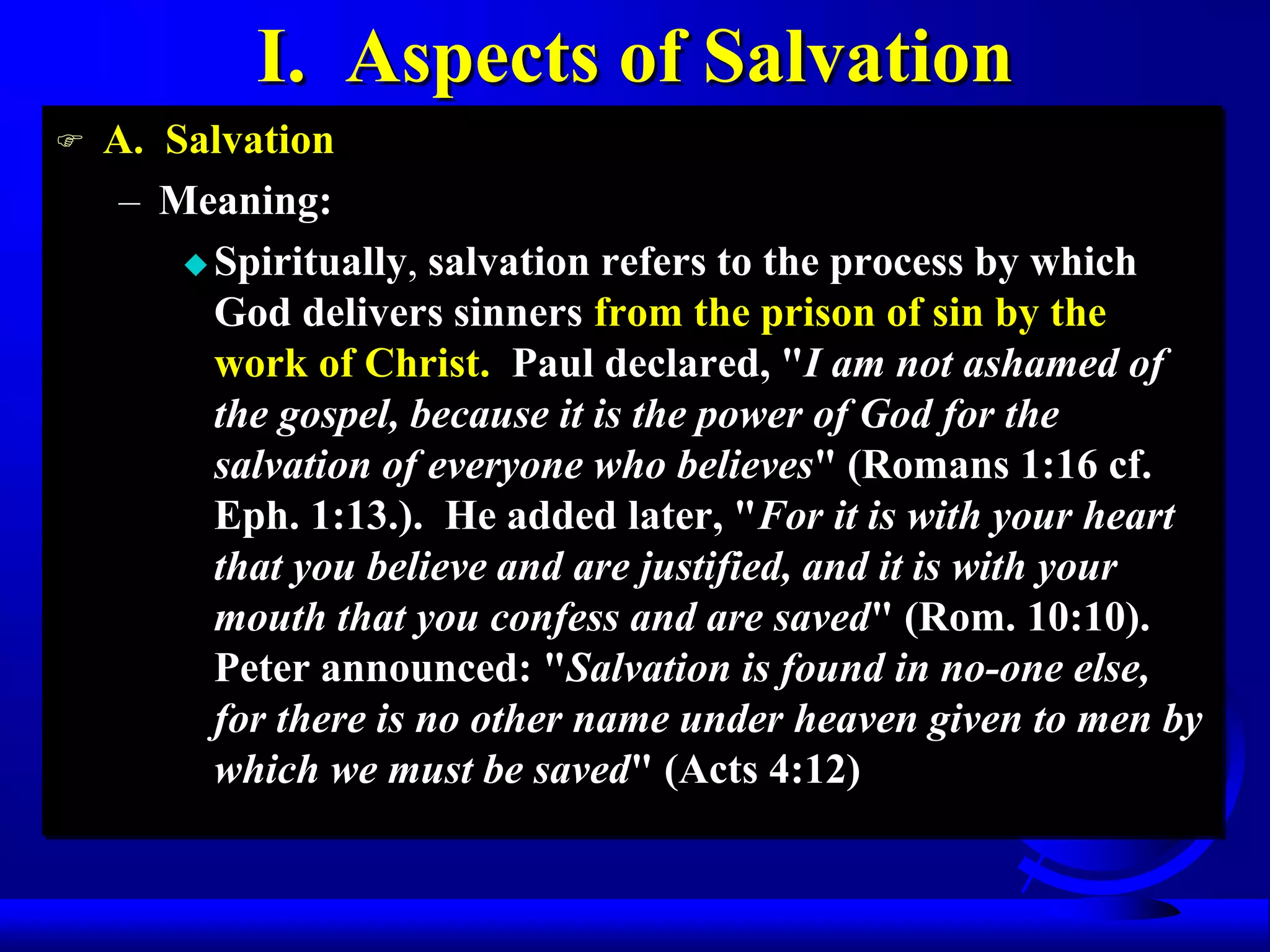 Soteriology: The Doctrine of Salvation-3 | PPT