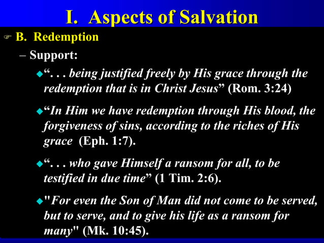 Soteriology: The Doctrine of Salvation-3 | PPT