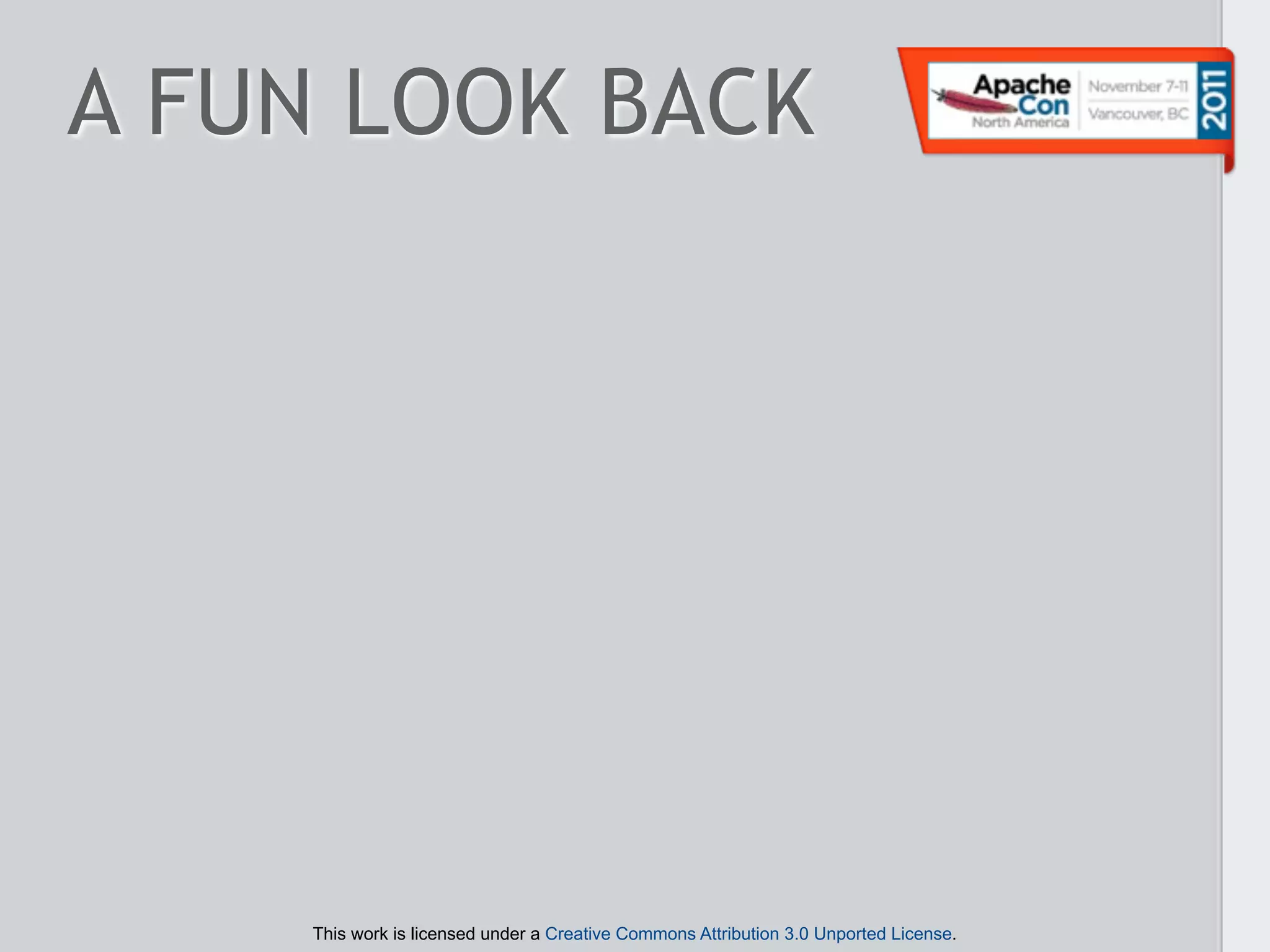 A FUN LOOK BACK




    This work is licensed under a Creative Commons Attribution 3.0 Unported License.
 