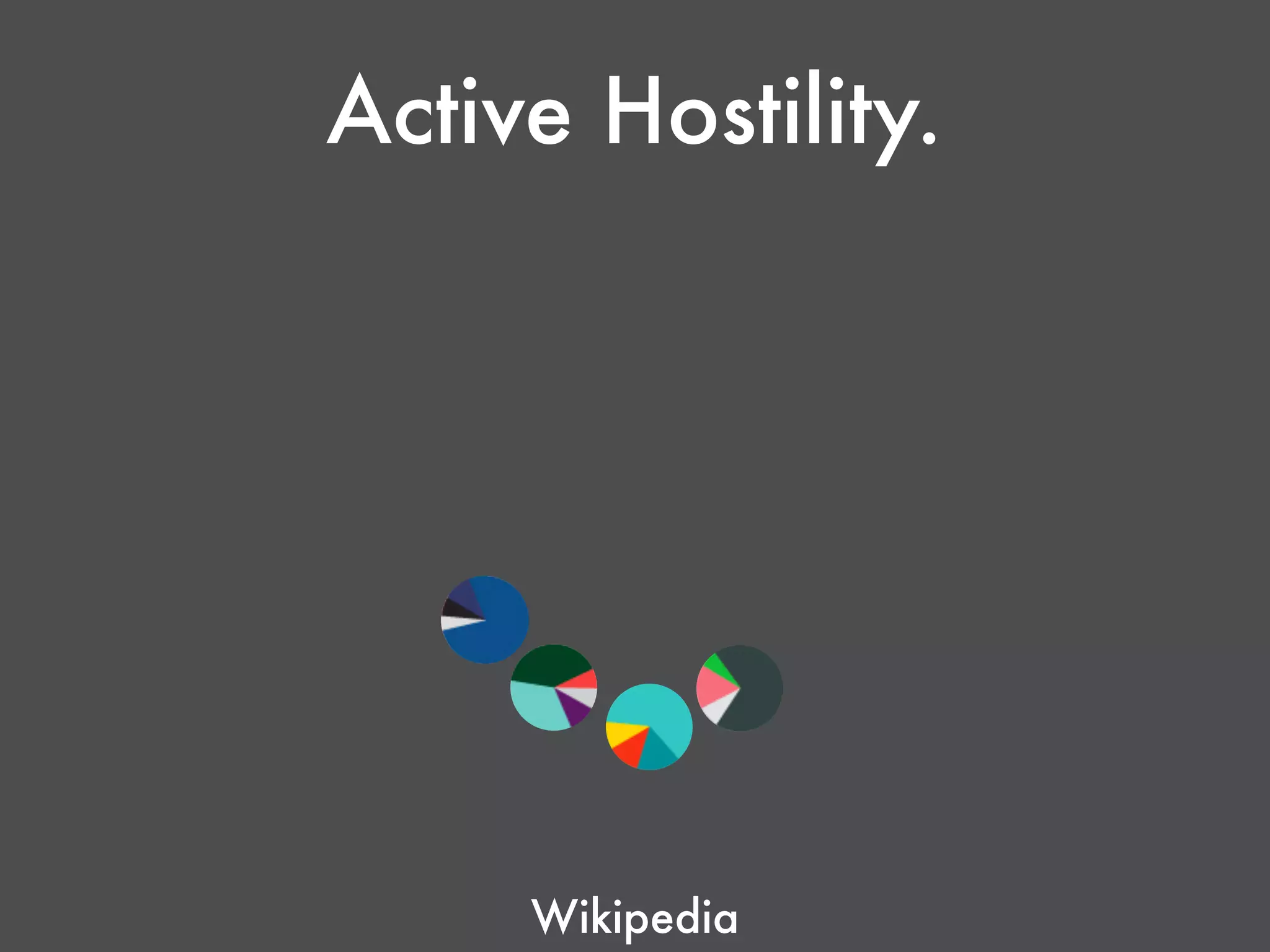 Active Hostility. 
Wikipedia
 