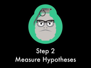 01
Step 2
Measure Hypotheses
 